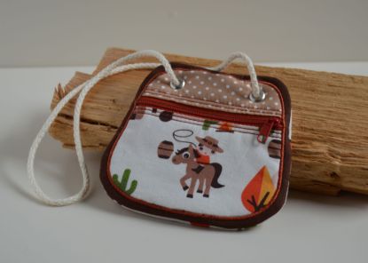 Bild von Brustbeutel Cowboy beige/braun