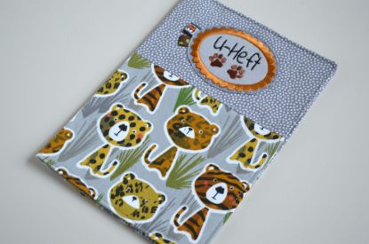 Bild von U-Heft Hülle Tiger & Co. braun/bunt