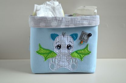 Bild von Utensilo Drache hellblau/grün