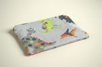 Bild von Minitäschchen Dino grau