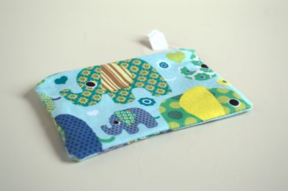 Bild von Minitäschchen Elefanten mint/bunt