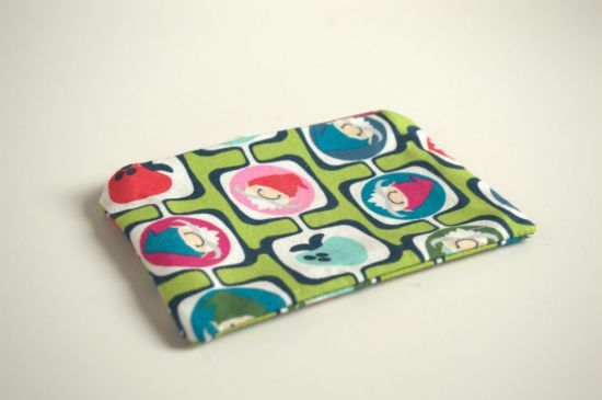 Bild von Minitäschchen Zwergerl rot Reißverschluss