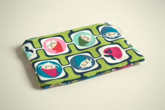 Bild von Minitäschchen Zwergerl petrol Reißverschluss - Kopie