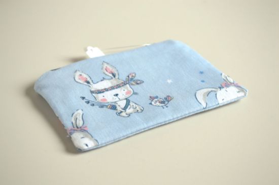 Bild von Minitäschchen Häschen hellblau