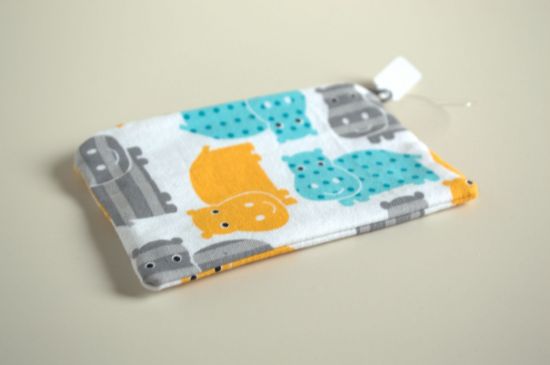 Bild von Minitäschchen hippo petrol/grau