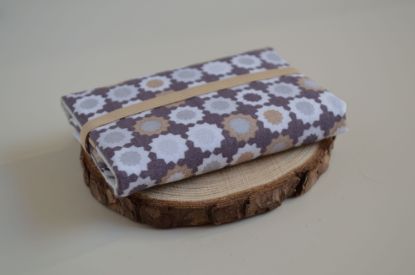 Bild von Globuli Etui Retroblümchen grau/beige