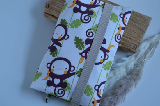 Bild von XL Windeltasche Äffchen beige/braun