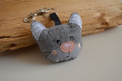 Bild von Anhänger Katze  dunkelgrau