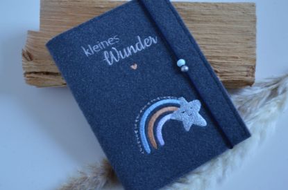 Bild von Mutterpass kleines Wunder Sternchen dunkelblau